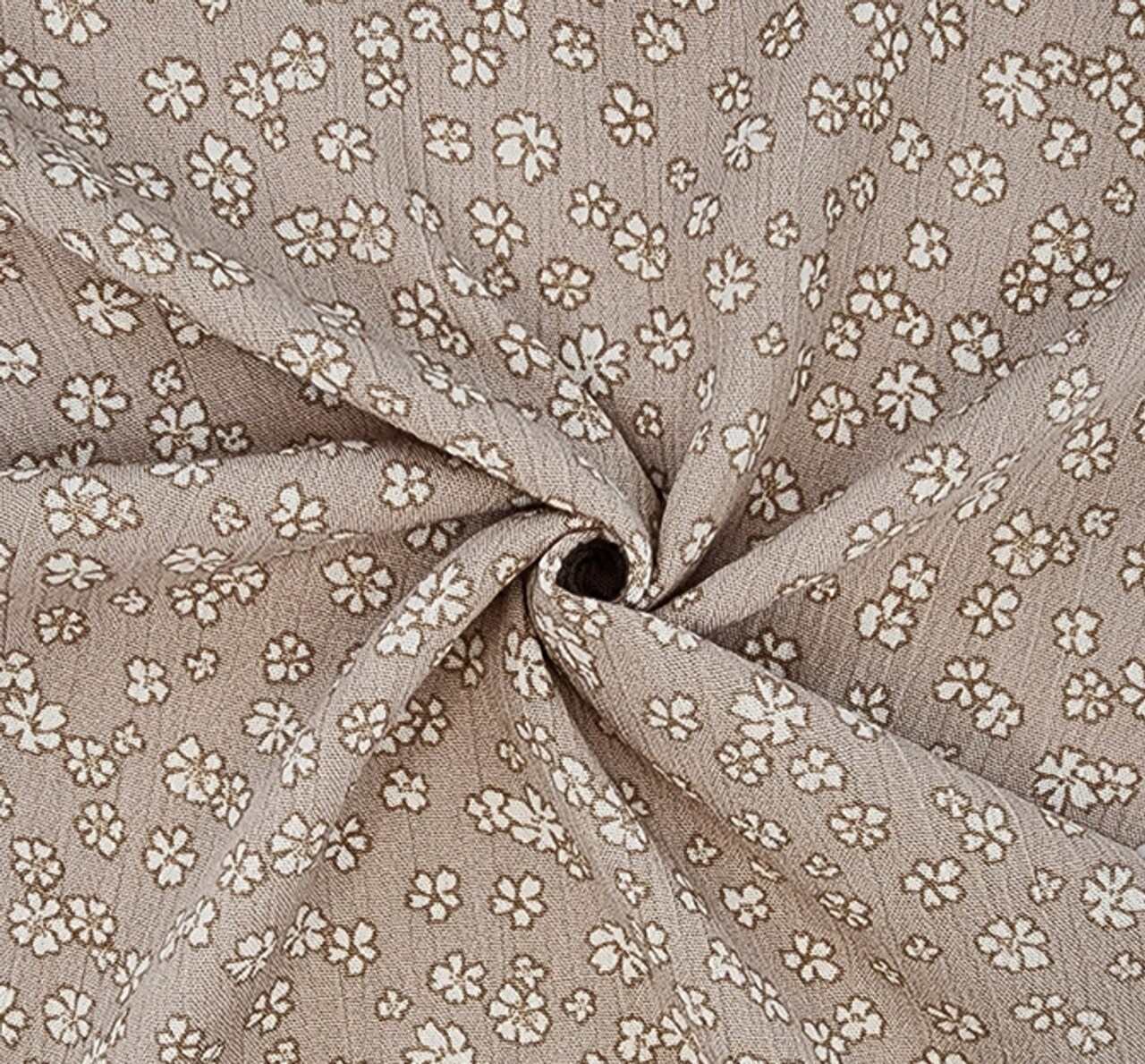 1 Yard Rayon Crinkle Cement Apparel Fabric, 50/52" Wide, Lightweight, Soft Drape